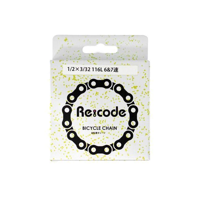 メーカー直送】Re:code 自転車チェーン 1/2×3/32 116L 6速-7速 Re:code