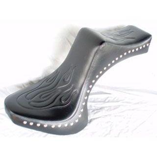 最安値に挑戦 無料雑誌付き アメリカンドリームス ドラッグスター1100 Ds11 キング クィーンシート ファイヤーパターン Wスタッド タイプ 白レザー 激安の Www Doctor Plan Com