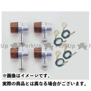 ポッシュフェイス 汎用 ミドルマシンドウインカーシングル球付セット・スーパーバイクタイプ レンズカラー オレンジ POSH Faith