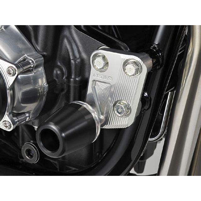 大阪売れ済 正規品／アグラス CB1100 レーシングスライダー エンジンハンガー カラー：ジュラコン/ホワイト タイプ：ロゴ無 AGRAS バイク