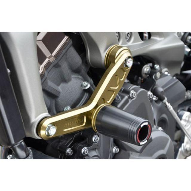 アグラス MT-09 レーシングスライダー 4点セット エンジンハンガーφ50 カラー ジュラコン/ブラック タイプ ロゴ有 AGRAS_3