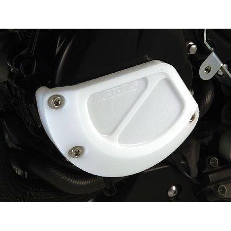 （正規品）アグラス GSR400 GSR600 GSR750 レーシングスライダー ジェネレーターB カラー：ジュラコン/ホワイト AGRAS バイク