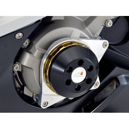 アグラス S1000RR レーシングスライダー 3点SET フレーム＋ジェネレーターA カラー シルバー/ホワイト タイプ ロゴ有 AGRAS_3