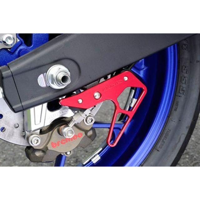 アグラス YZF-R25 チェーンガード（FRP製）＆スタンドプレート カラー シルバー AGRASの画像