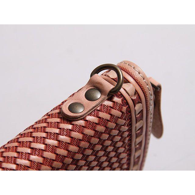 DEGNER（デグナー） W-87 カービングジップウォレット カラー タン