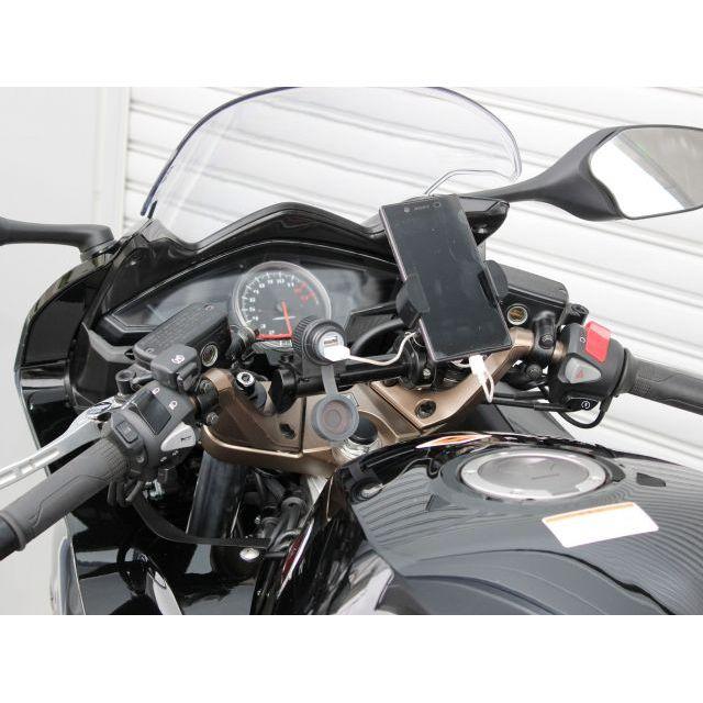 きむ KIJIMA（キジマ） VFR800F ハンドルマウントステー（ブラック