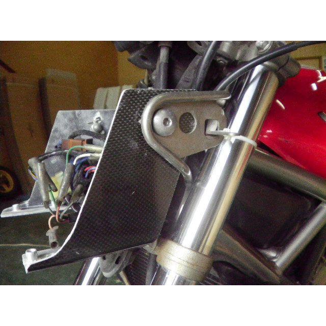 プリティーレーシング 50.8π サイレンサー 才谷屋ファクトリー ホーネット250 フロントカウル ストリート 仕様 黒