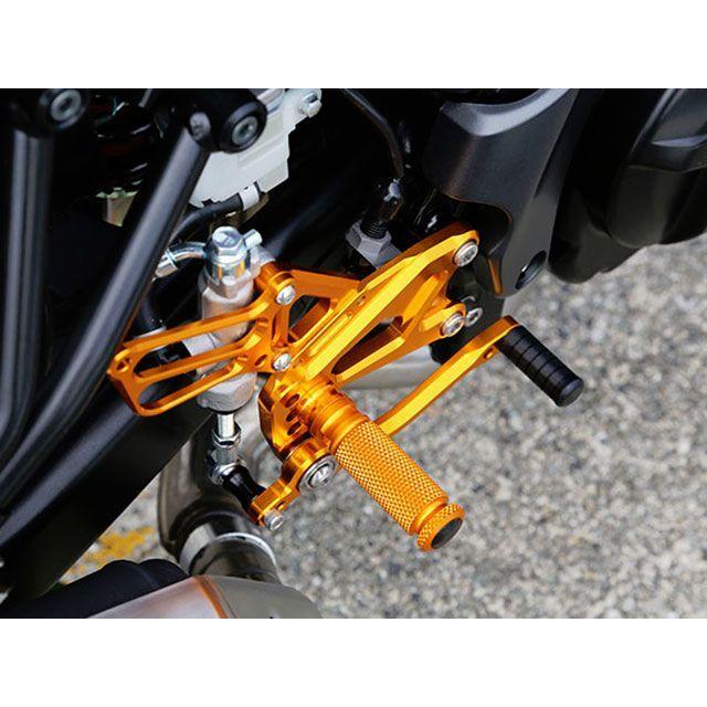 ベビーフェイス SV650 ABS バックステップキット カラー シルバー BABYFACE