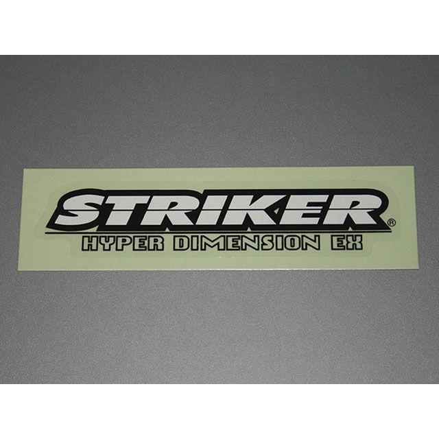 STRIKER（ストライカー） ステッカー小 カラー 白 : モトメガネYahoo