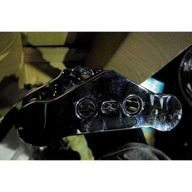 部品屋K&W ハーレー用 倒立フォーク 仕様 0°レイク K&W : モトメガネ