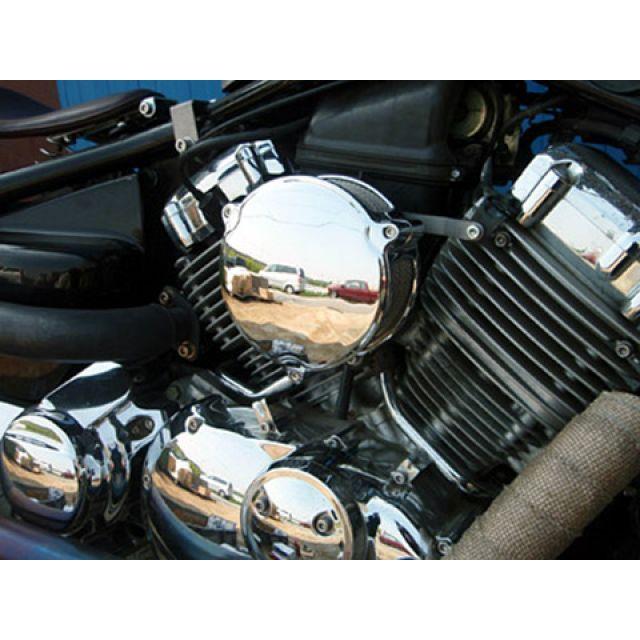 部品屋K\u0026W DS400 DS400用ラウンドエアークリーナーKIT K\u0026Wの画像