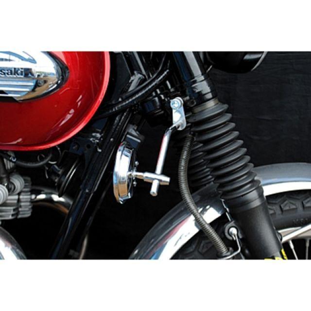 部品屋K&W W650/400 フォーククランプミラーステー 内容 KIT4インチ
