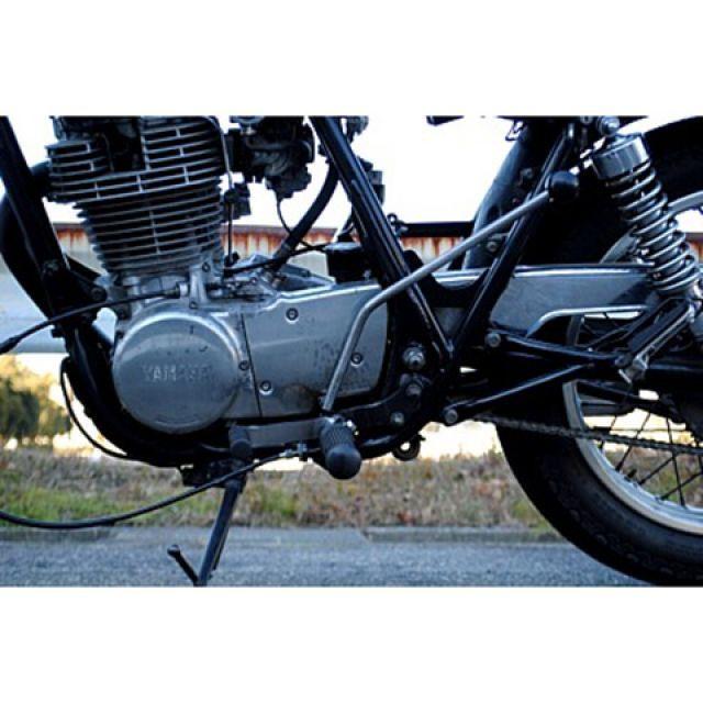 黒とグレーと青、まとめ 部品屋K&W SR400/500 ジョッキーシフトKITミッドステップ対応タイプ