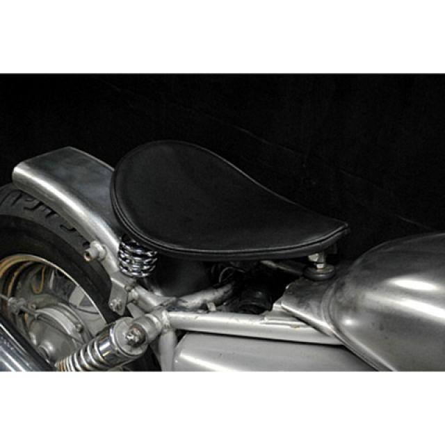 部品屋K\u0026W Magna50 Magna50用 フラットフェンダー対応ソロシートKIT スプリングタイプ（プレーン） カラー 黒 K\u0026Wの画像