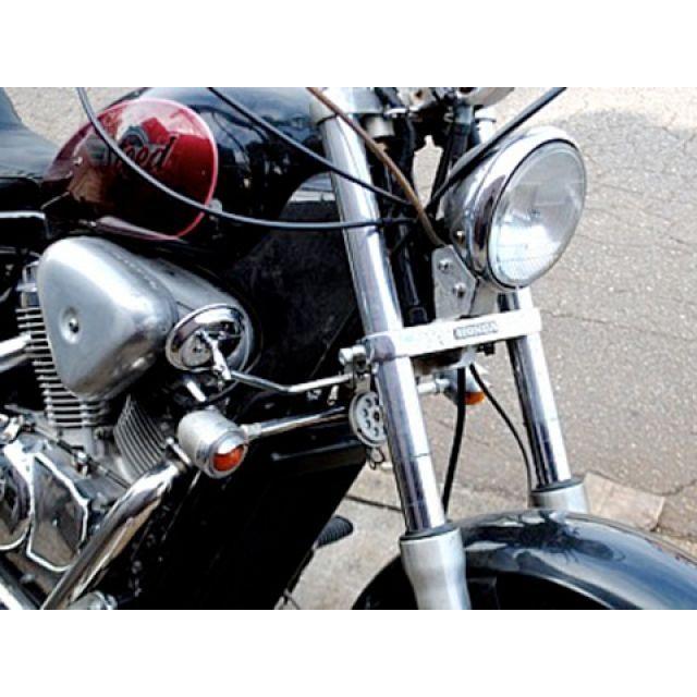 部品屋K&W スティード フォーククランプミラーステー 仕様 KIT3インチ