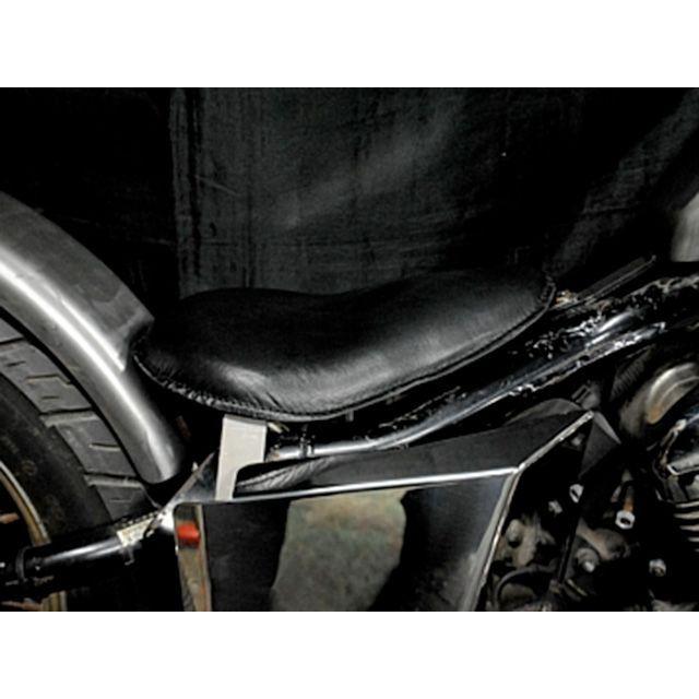steed リブフェンダー　リジットシート 部品屋K&W スティード 専用ソロシートKIT リジットタイプ（本革サドル