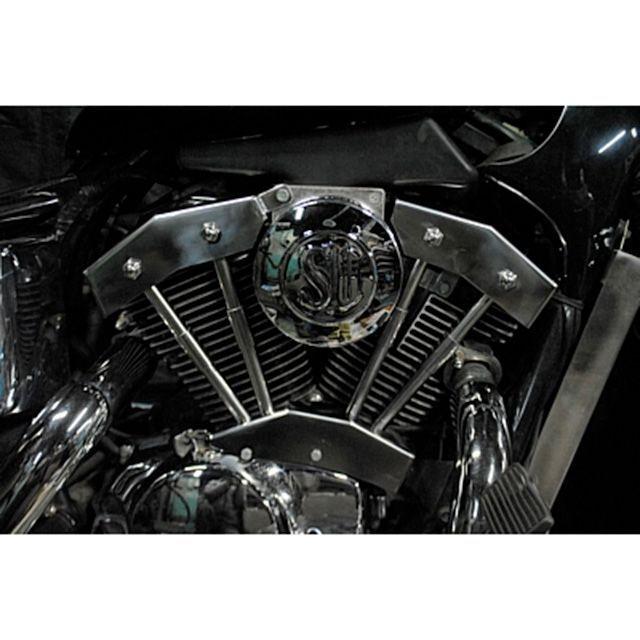 部品屋K&W シャドウ400 SHADOW用ダミープッシュロッドカバーKIT K&W