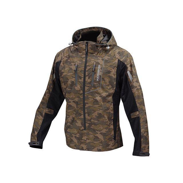 コミネ JK-112 プロテクトハーフメッシュパーカ-ゲンリ カラー カモ/ブラック サイズ S KOMINE コミネ（Komine） JK-112 プロテクトハーフメッシュパーカ-ゲンリ