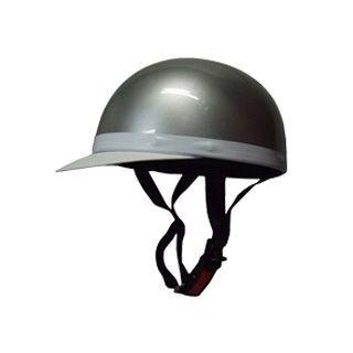 メーカー直送】モトボワットBB ハーフキャップヘルメット 白ツバ付