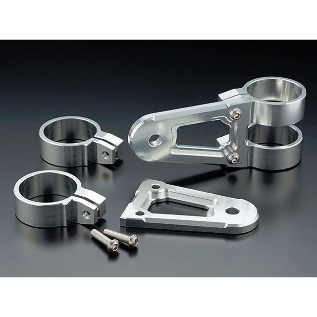 【未使用】PMC.Inc Billetヘッドライトステーキット シルバー PMC ピーエムシー ZEPHYR1100 ZEPHYR750 Billet ヘッドライトステー