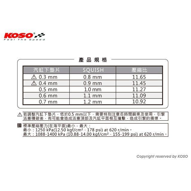 専用ページです KOSO コーソー 鍛造ハイコンプピストンキット純正サイズ : モトメガネ