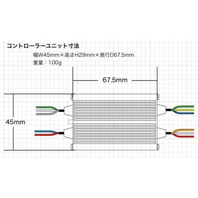 PROTEC（プロテック） 汎用 FLH-860 プロジェクターLEDヘッドライト 組