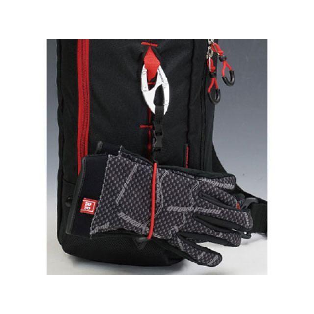 ラフ＆ロード RR9409 S-ワンショルダー（ブラック×レッド） Rough&Road