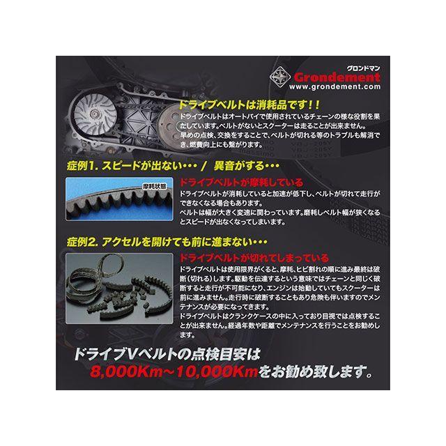 グロンドマン シグナスX125台湾5期 国産ドライブVベルト スタンダード