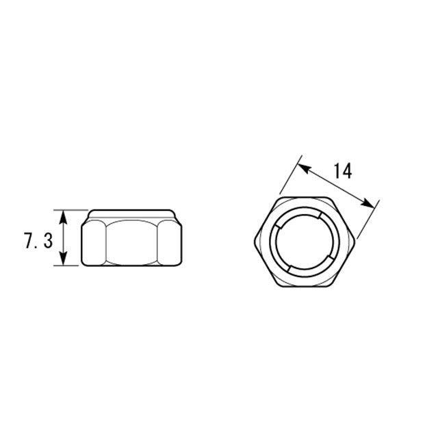 ケーピット 汎用 スプロケットロックナット K-PIT : モトメガネYahoo