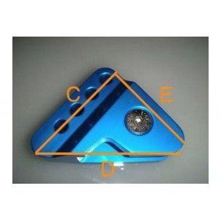 KN企画 汎用 リアショック アッパーアダプター汎用 タイプ3 カラー 青