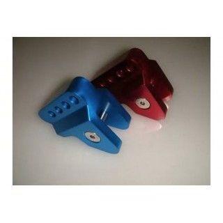 KN企画 汎用 リアショック アッパーアダプター汎用 タイプ3 カラー 赤