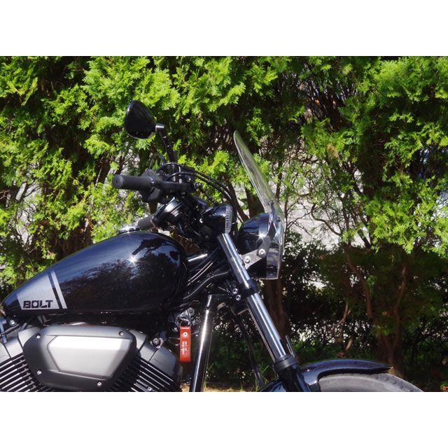 ワールドウォーク BOLT/C/R SCR950用 フォークマウントスクリーン ロング（クリア） WWの画像