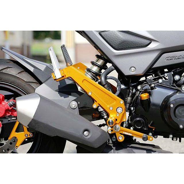 ベビーフェイス GROM/MSX125 バックステップキット カラー ブラック