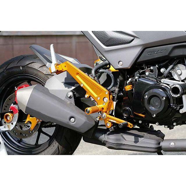 ベビーフェイス GROM/MSX125 バックステップキット カラー ゴールド