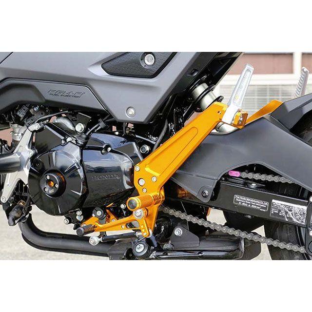 002セット確認用 ベビーフェイス GROM/MSX125 バックステップキット カラー ゴールド