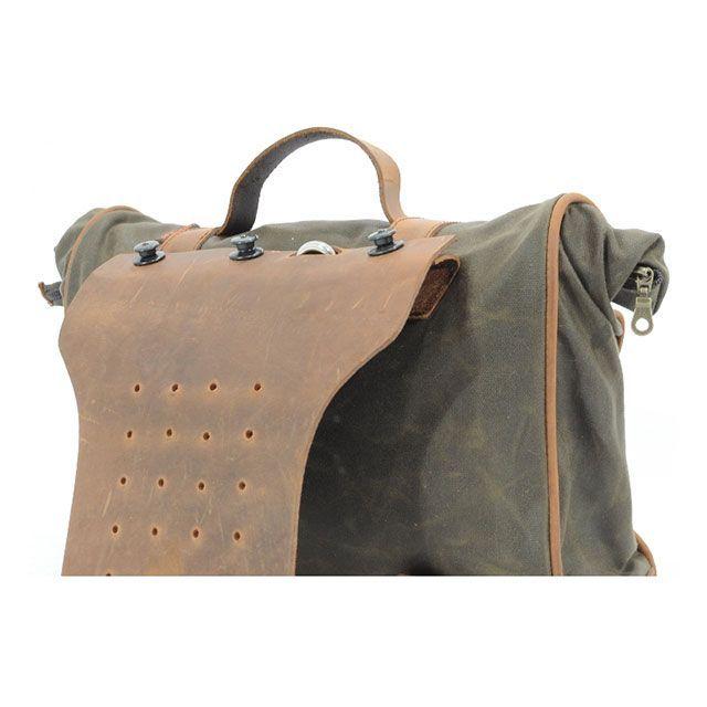 ロングライド 汎用 ヘリテージ サドルバッグ・ロールトップ 18L 