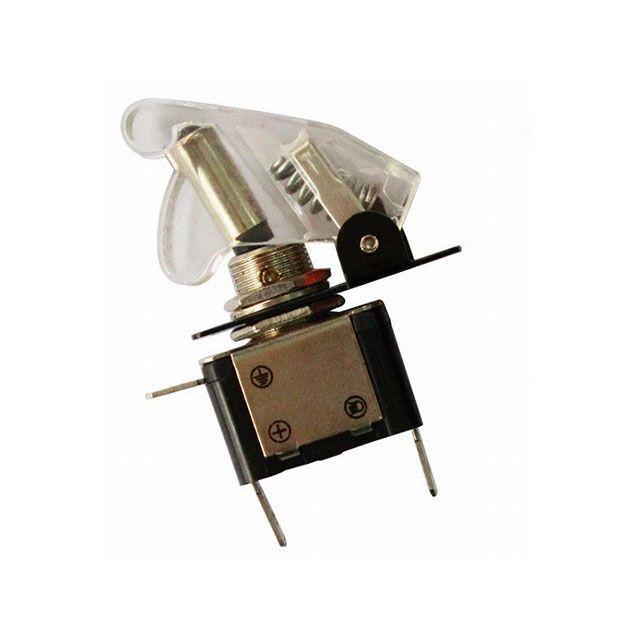 マッドマックス 汎用 LED付 ミサイルスイッチ 12V専用 ON/OFF切替