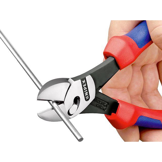 クニペックス 7372-180F ツインフォースニッパー バネ付 KNIPEX
