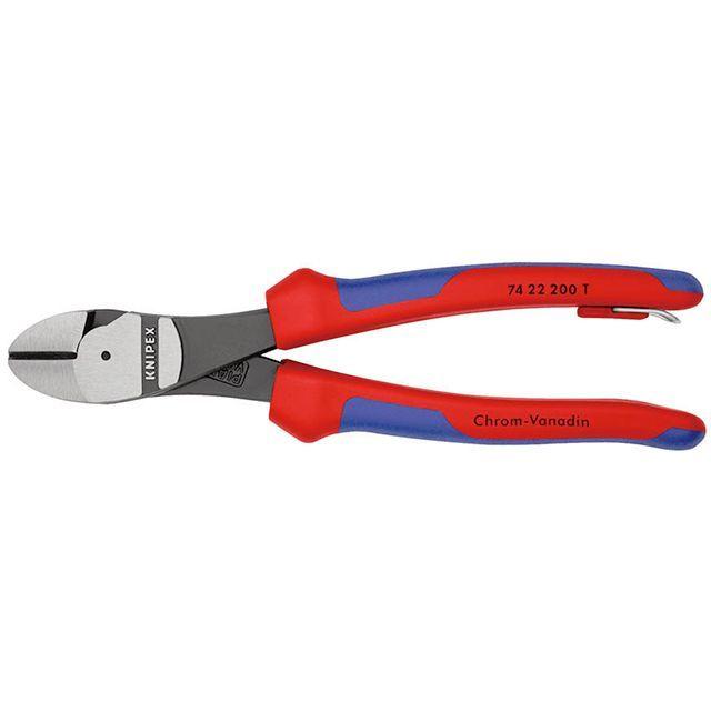 クニペックス 7422-200TBK 強力型斜ニッパー（硬線用）落下 KNIPEX