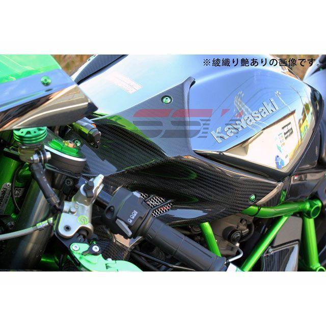 SPEEDRA NINJA H2/H2R タンクフロントカバー ドライカーボン カラー 綾