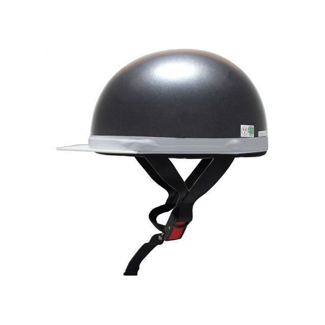 メーカー直送】ビー＆ビー 白つば半キャップヘルメット