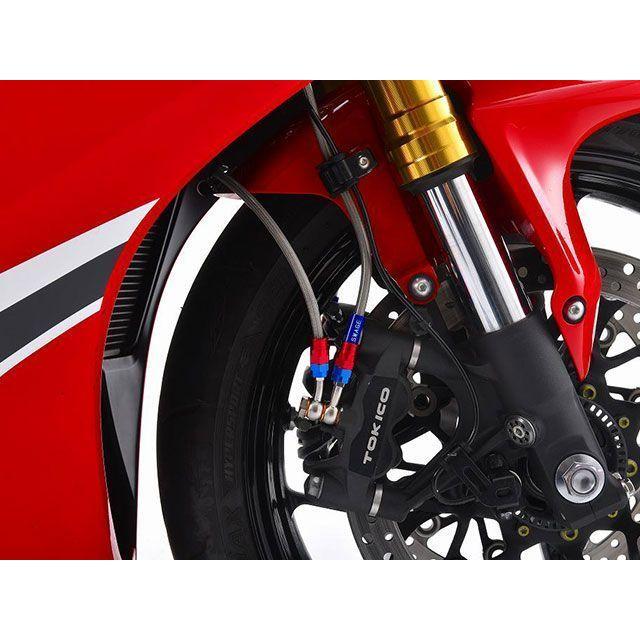 スウェッジラインプロ CBR1000RR/SP ABS フロントブレーキホースキット バイピース（ステンレス） ホースカラー ブラック SWAGE-…の画像
