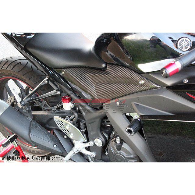 SPEEDRA YZF-R25/R3 タンクサイドカバー 左右セット ドライカーボン