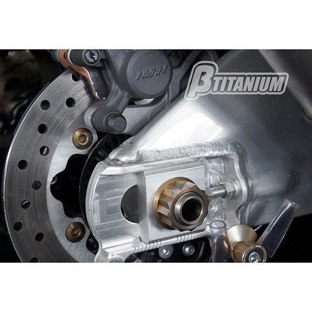 ベータチタニウム Ninja250 リアブレーキディスクローターボルトキット 仕様 チタンシルバー（陽極酸化なし） βTITANIUMの画像