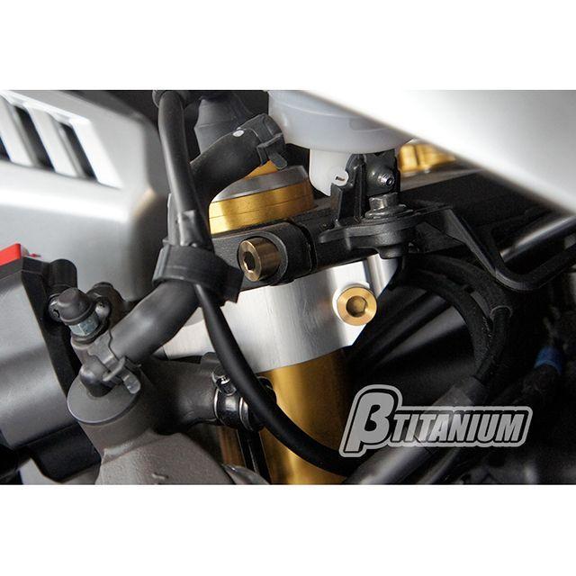 ベータチタニウム Z800 ハンドルクランプボルトキット 仕様 チタンシルバー（陽極酸化なし） 頭部形状 ストレートキャップ βTITANIUMの画像