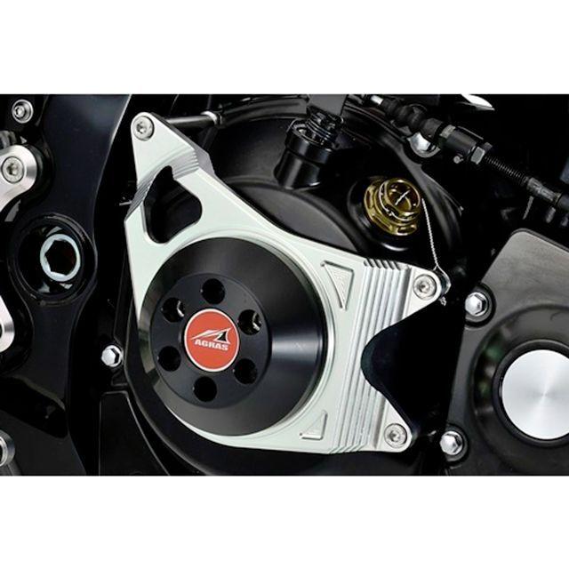アグラス Z900RS レーシングスライダー 4点セット フレームφ60＋ジェネレターA＋クラッチA ジュラコンカラー ホワイト AGRAS