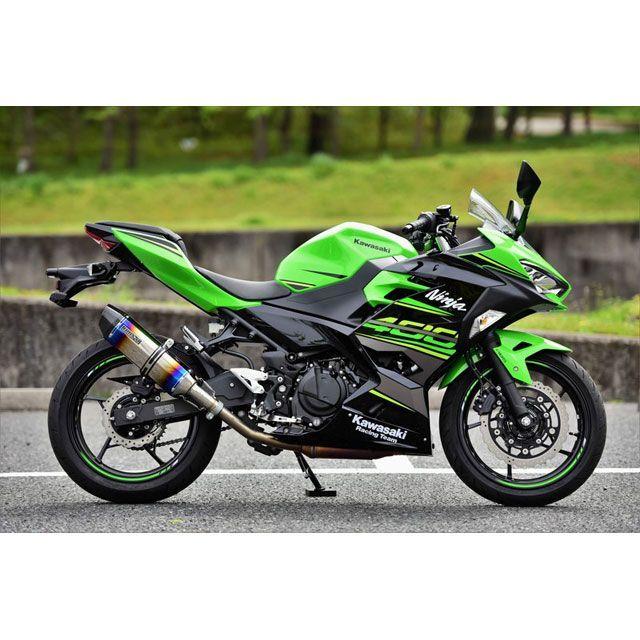 BMS NINJA400 CORSA-EVO II スリップオンマフラー ヒートチタン 政府認証 BMS RACING FACTORYの画像