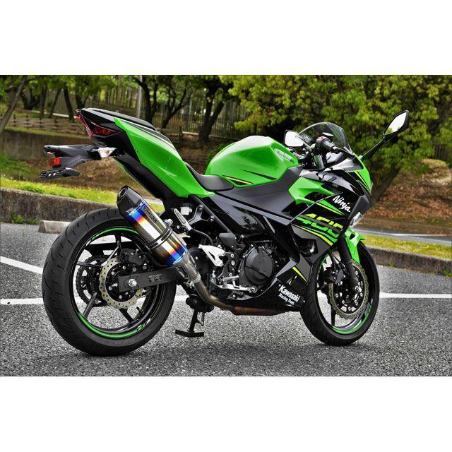 BMS NINJA400 CORSA-EVO II スリップオンマフラー ヒートチタン 政府認証 BMS RACING FACTORYの画像