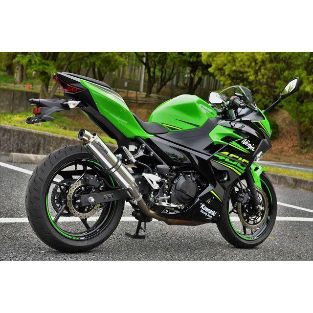 BMS-R BMS NINJA400 R-EVO スリップオンマフラー ステンレス 政府認証