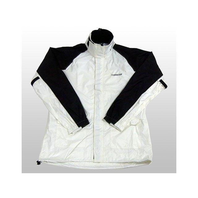 ティーズ TSR-304 レインスーツ（ホワイト/ブラック） サイズ 3L T's